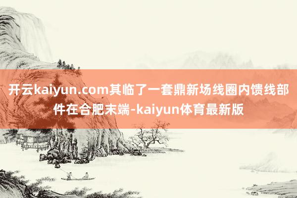 开云kaiyun.com其临了一套鼎新场线圈内馈线部件在合肥末端-kaiyun体育最新版